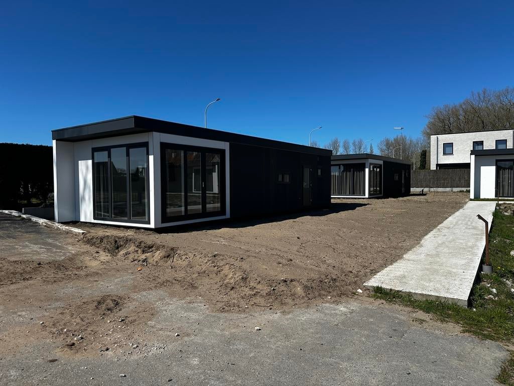 CHALET GREENBAY 1200x420/3 AFGEWERKT@POLDERPARK NIEUWPOORT, Caravans en Kamperen, Stacaravans, Tot en met 6