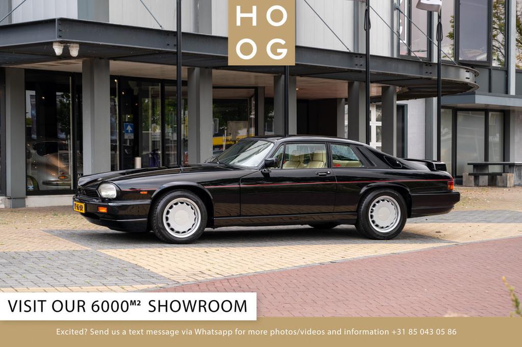 Jaguar XJ-S XJRS 6.0 V12 (bj 1990, automaat), 4 zetels, Beige, Zwart, Leder