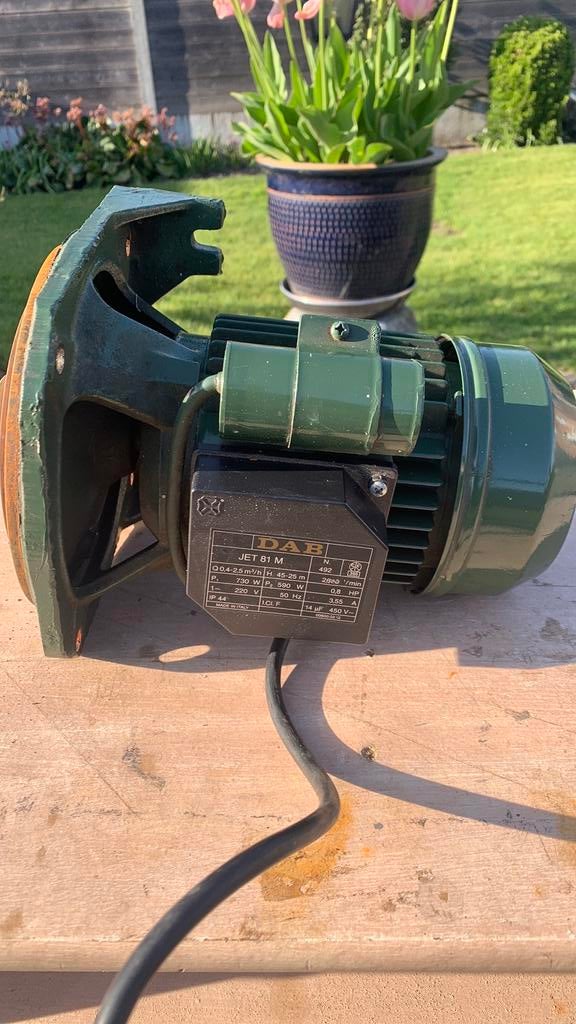 Elektrische moter, Tuin en Terras, Waterpompen, Ophalen