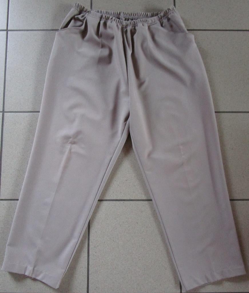 Broek voor dames merk MER & SUD - maat XL, Beige, Maat 46/48 (XL) of groter, Ophalen of Verzenden, Lang