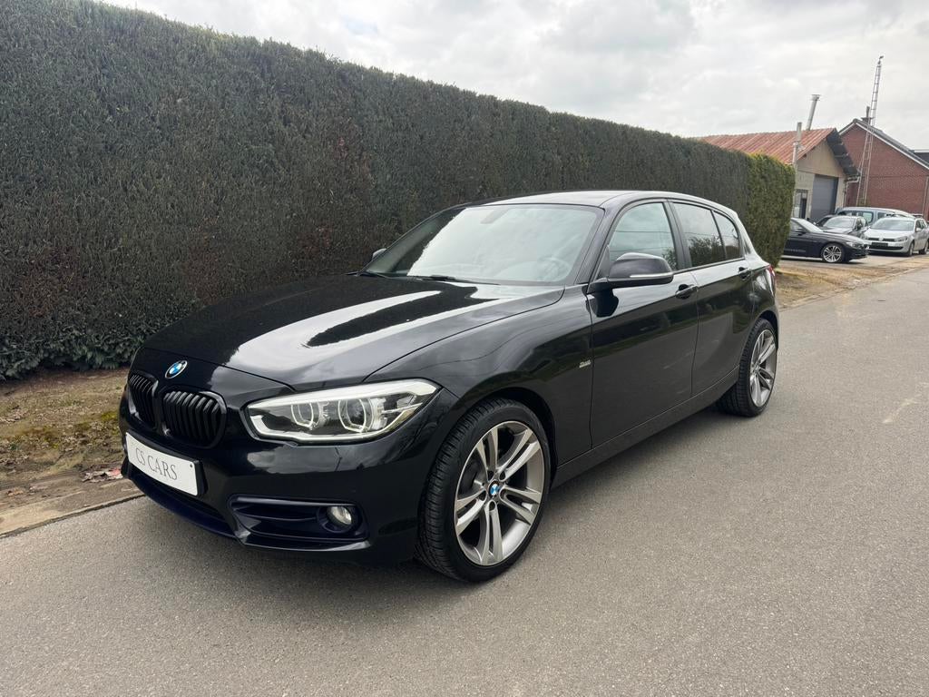 BMW 116d | Facelift | Sportline | Automaat | Led | M-pack, Auto's, BMW, Automaat, Zwart, Bedrijf, 3 cilinders