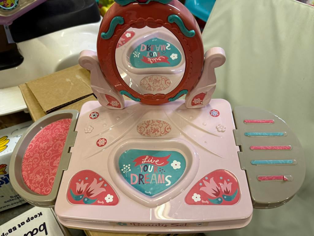 Kinder beauty case / schminktafel, Ophalen of Verzenden, Gebruikt