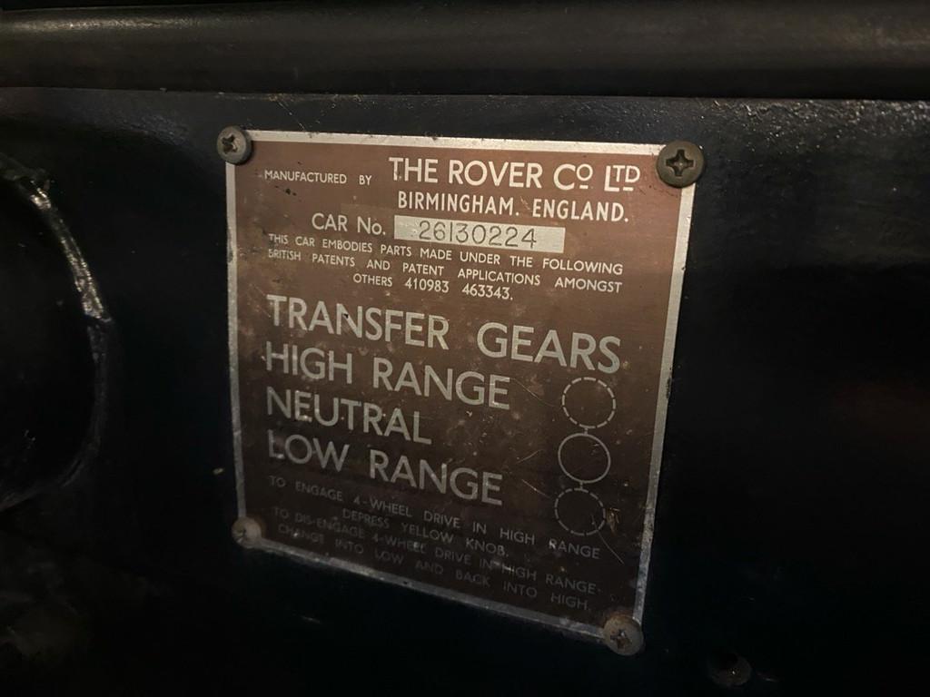 Land Rover Serie I Series I - Ex Belgische rijkswacht, Auto's, Land Rover, Blauw, Bedrijf, Handgeschakeld