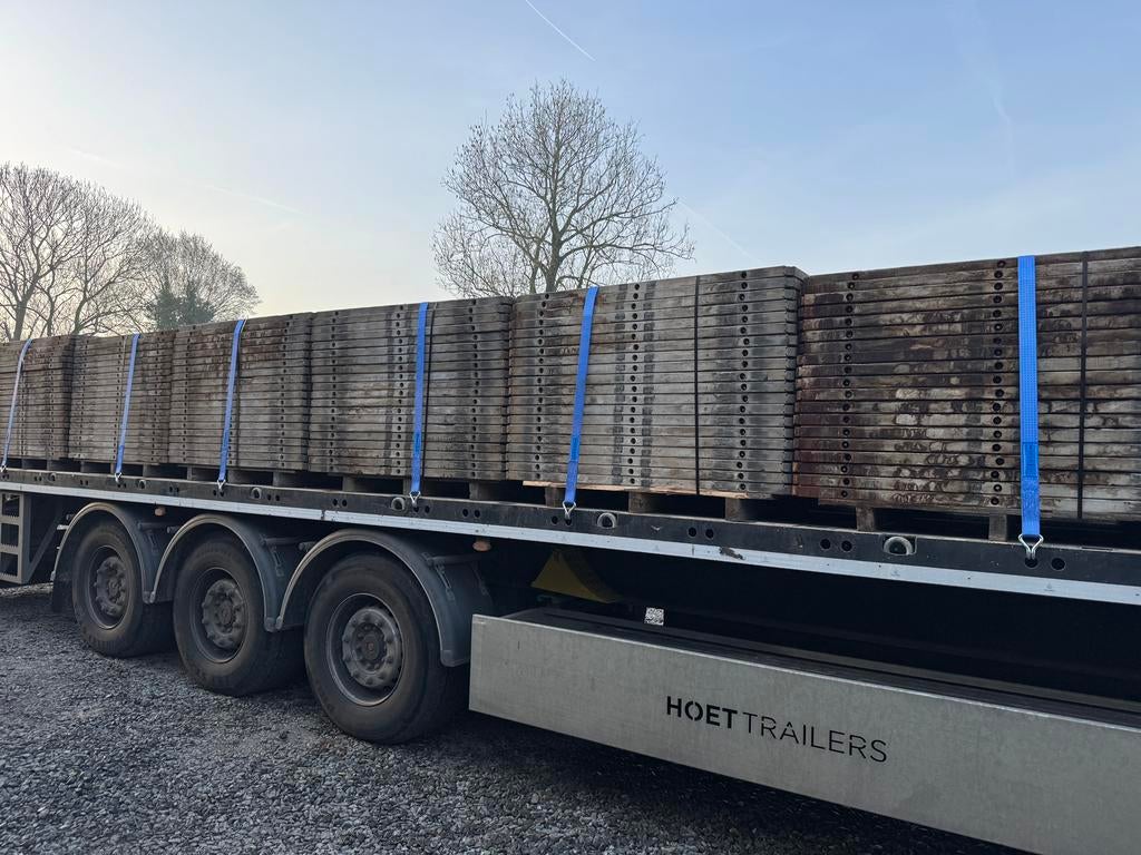 Steenschotten, Ophalen of Verzenden, Gebruikt, Planken, Hardhout