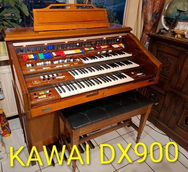 KAWAI DX900 avec SYNTHÉTISEUR, Enlèvement ou Envoi, Comme neuf, 3 claviers, Orgue
