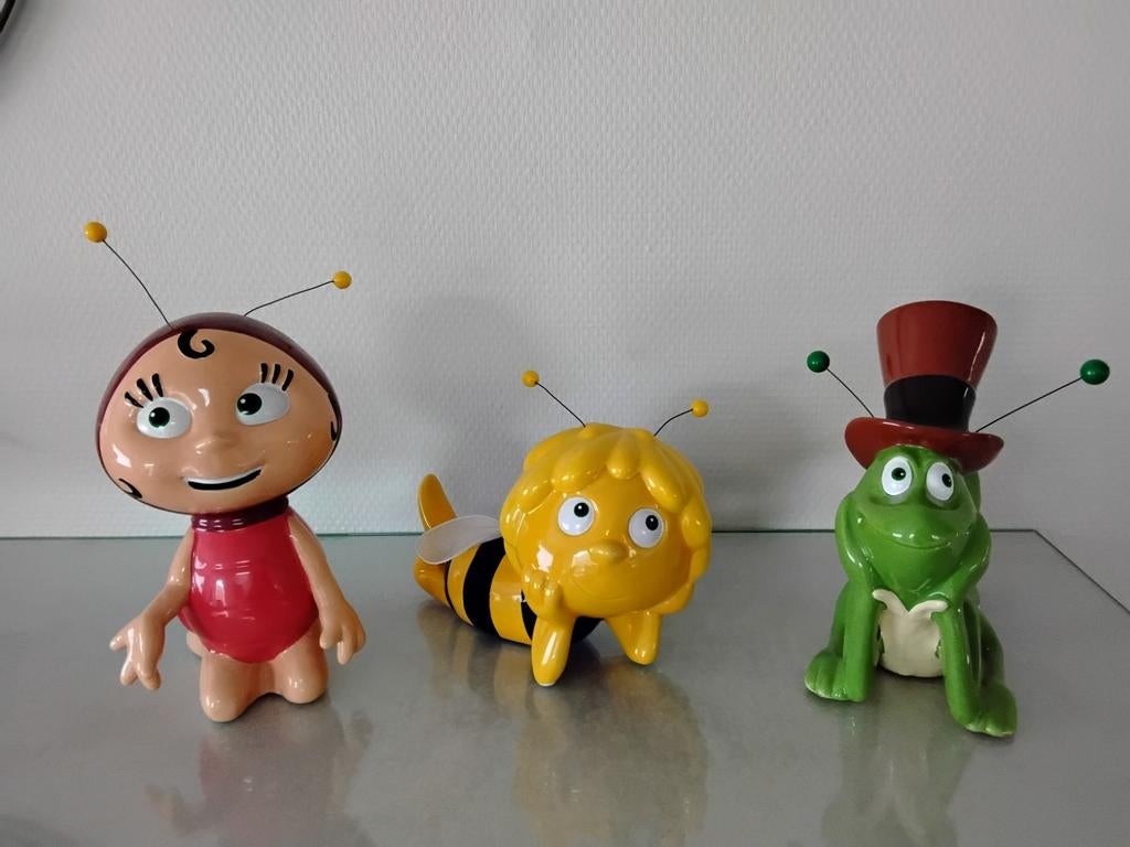 Maya de bij , Lara en sprinkhaan Flip retro Spaarpotten, Ophalen