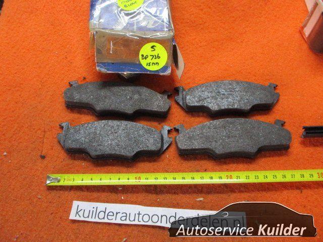 Remblokken VW Golf I en II Seat Ibiza II Passat B1 B2 BP736, Seat, -, -, Nieuw