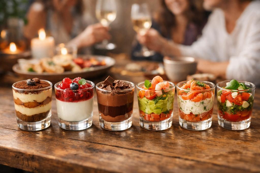 Set 6 Glazen Verrines Nieuw – Aperitief Dessert Schaaltjes, Huis en Inrichting, Keuken | Servies, Glas of Glazen, Nieuw, Ophalen of Verzenden