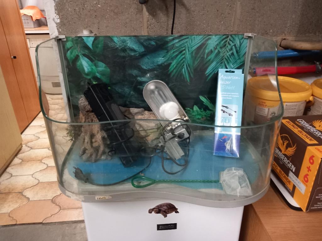 Aquarium voor schildpad, Dieren en Toebehoren, Ophalen, Gebruikt