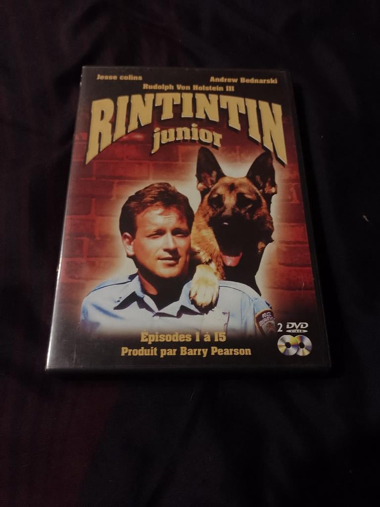 A vendre coffret DVD épisode 1 à 15 série Rintintin junior, CD & DVD, Tous les âges, Coffret, Comme neuf, Action et Aventure