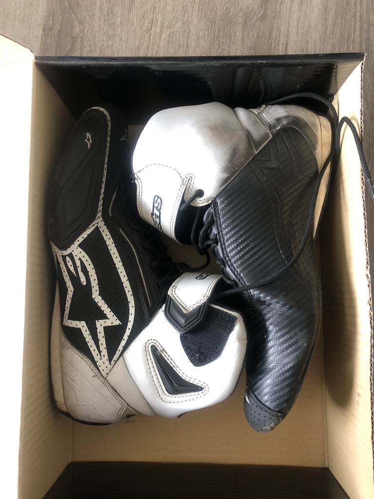 Chaussures moto Alpinestars Faster 2 Vented en bon état 44, Enlèvement, Seconde main, Hommes, Bottes