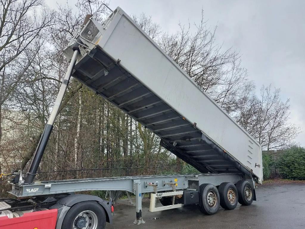 LAG Full Alu – 34,7m³ - disc brakes – Good tyres – BE, Achat, Entreprise, Autres carburants, Remorques et Semi-remorques