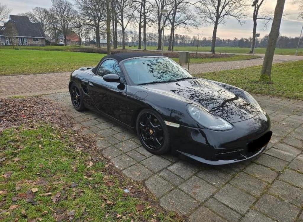Porsche Boxster 2.5 Manueel 1997, Auto's, Porsche, Zwart, Cabriolet, Zwart, Handgeschakeld