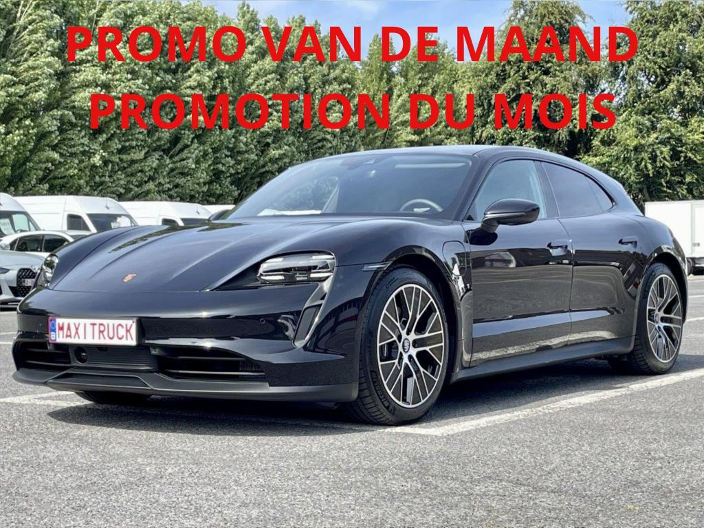 PorscheTaycanSportTurismo-53.700€-Leasing 1.324€/M- REF 0501, Auto's, Automaat, Zwart, Leder, 5 deurs