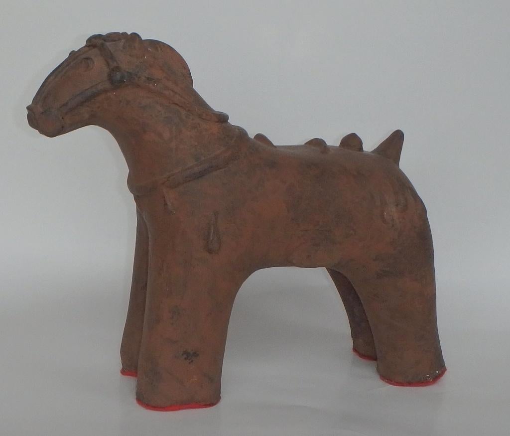 Cheval chinois céramique Mexique H = 30 cm L = 35 cm, Enlèvement, Comme neuf