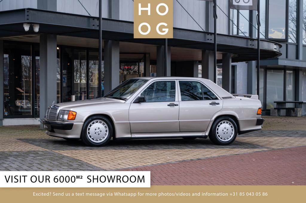 Mercedes-Benz 190 E 2.3-16 (bj 1986), Auto's, Lederen bekleding, Zwart, 2299 cc, Bedrijf