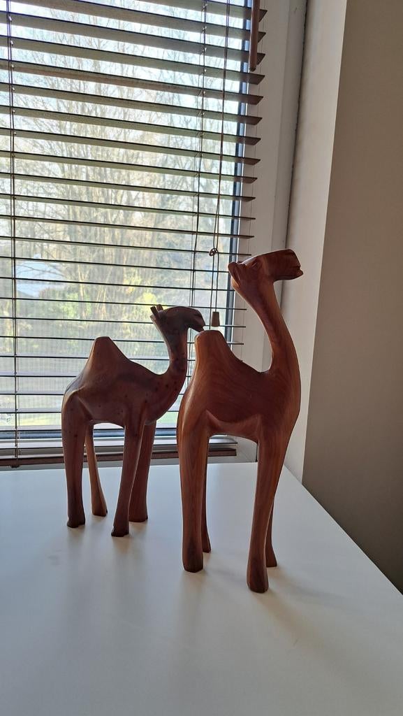 Kameel in hout, Antiek en Kunst, Ophalen