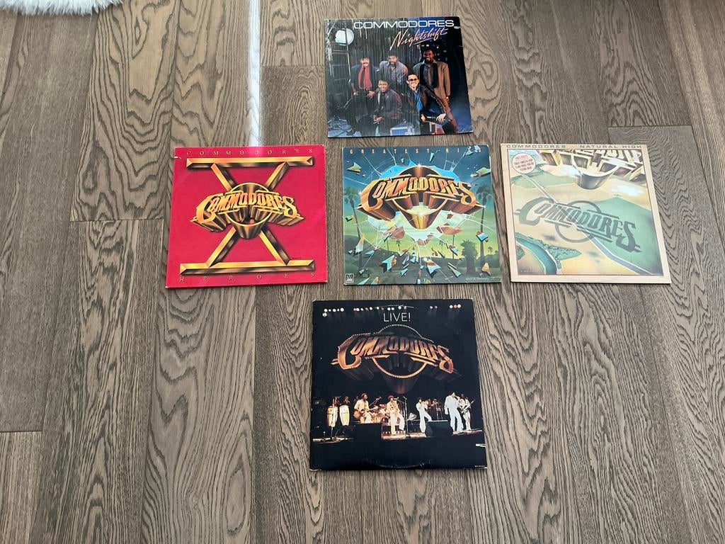 5 vinyl albums waarvan 1 dubbel album: The commodores, Ophalen of Verzenden, Gebruikt, 12 inch, Soul of Nu Soul