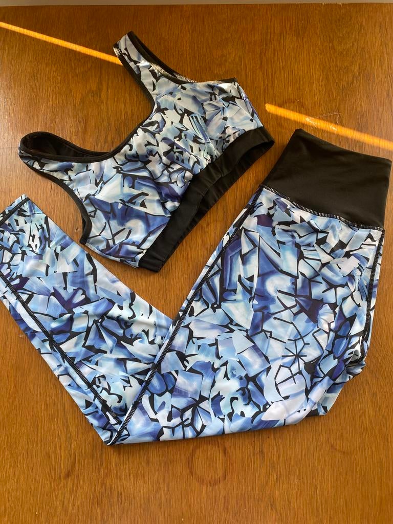 Sportset — Sportbeha + legging, Enlèvement ou Envoi, Taille 36 (S), Comme neuf, Fitness ou Aérobic