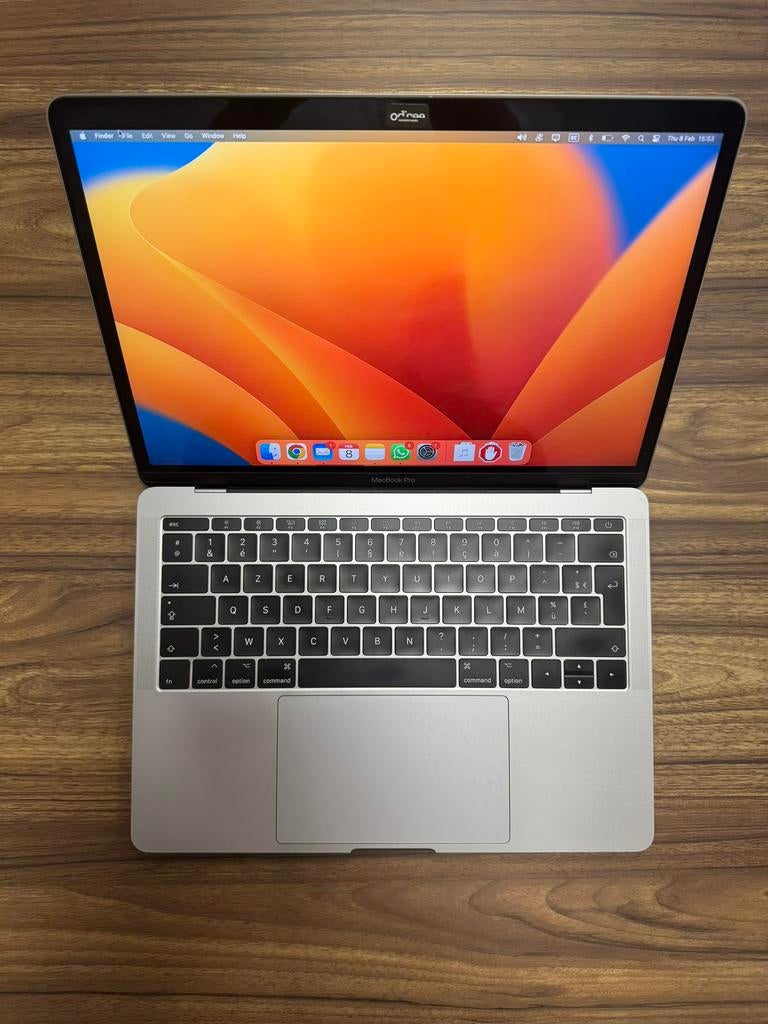 Macbook Pro (fin 2017), Informatique & Logiciels, Utilisé, Azerty, 128 GB ou moins, 2 à 3 Ghz
