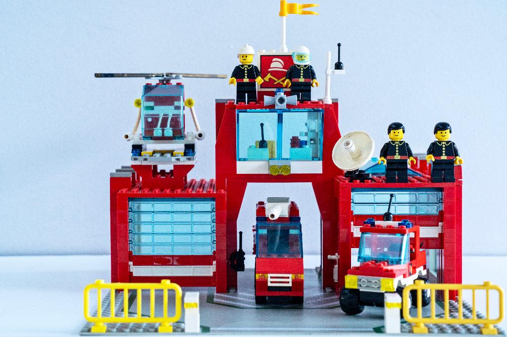 6389 LEGO Fire Control Center, Enlèvement ou Envoi, Utilisé, Ensemble complet, Lego