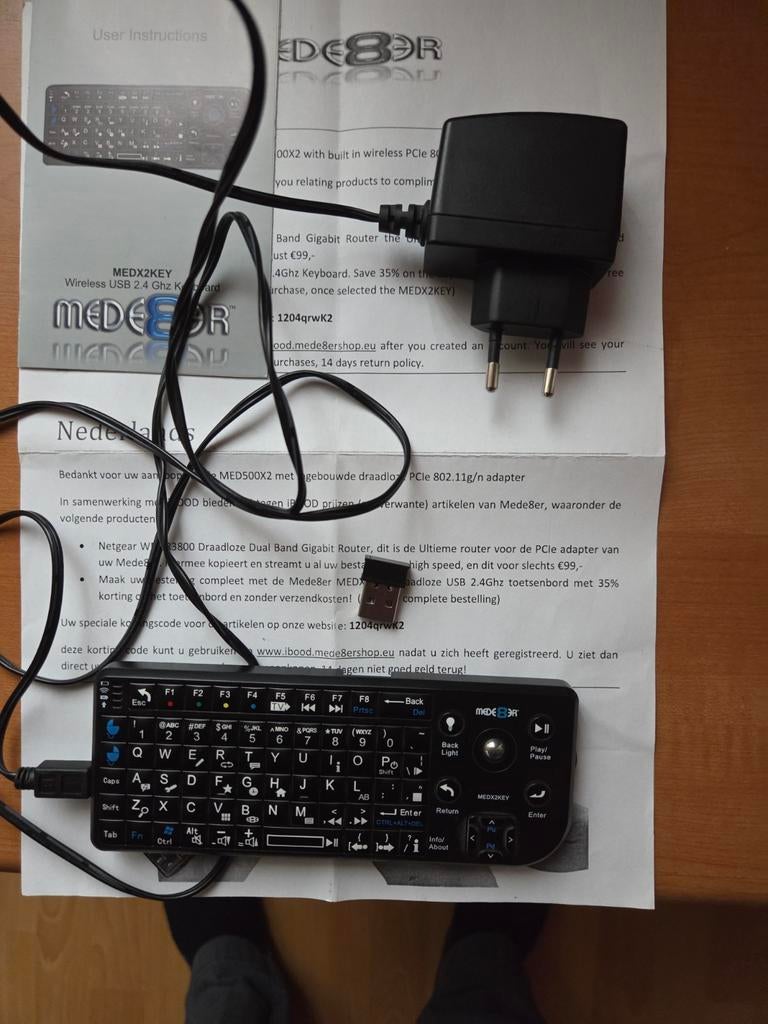 Mede8er klavier, Computers en Software, Toetsenborden, Ophalen of Verzenden, Qwerty, Draadloos