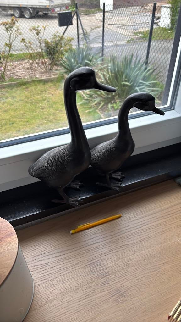 Sculpture canards, Antiquités & Art, Enlèvement ou Envoi, Métal