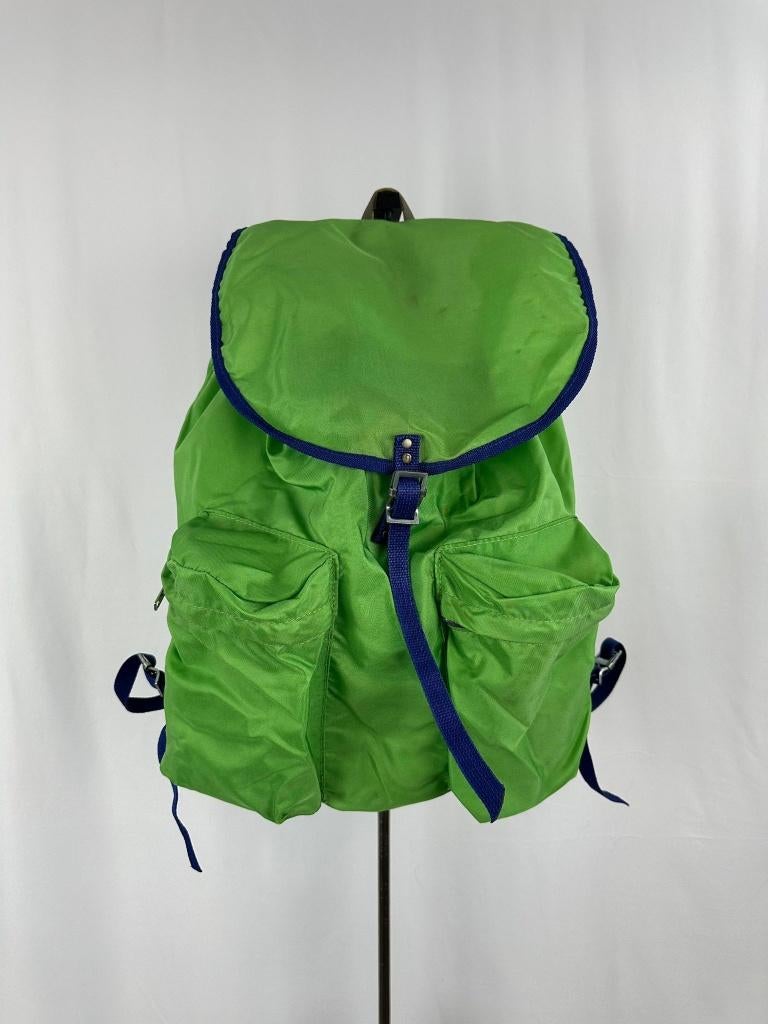 Vintage rugzak outdoor hiking trekking retro backpack, Verzenden, Gebruikt, Unisex volwassen
