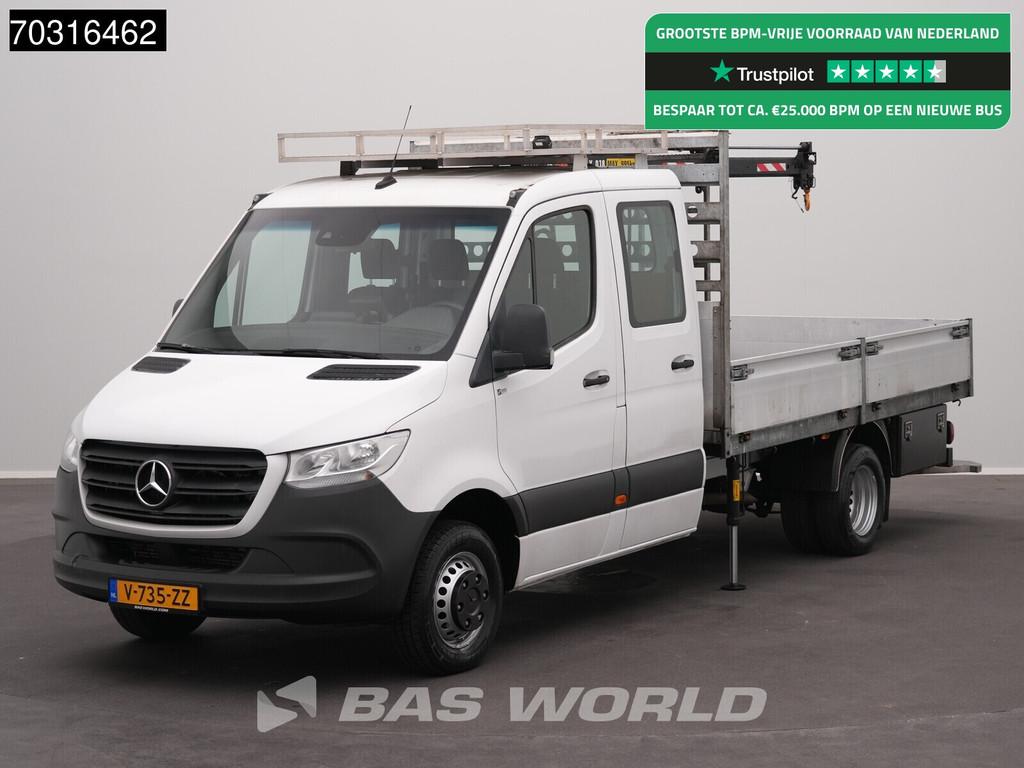 Mercedes Sprinter Automaat Kraanwagen HIAB T-CLX 018 B-2 Dub, Automaat, Stof, Gebruikt, Euro 6