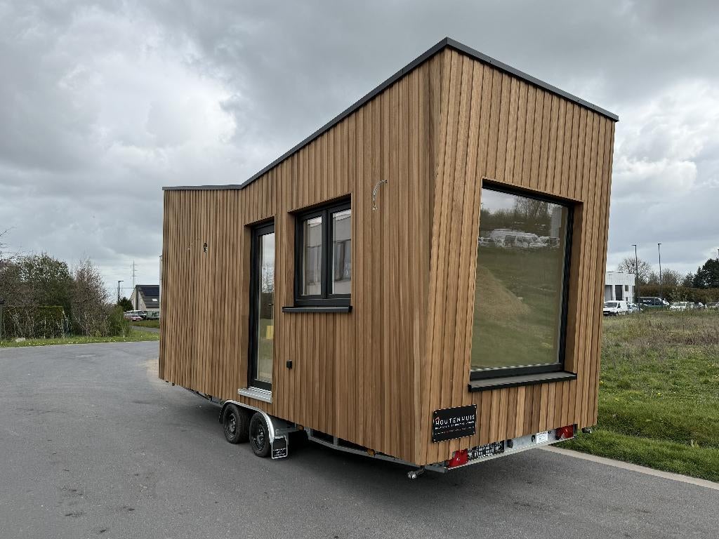 Tiny House, Caravans en Kamperen, Particulier, Airconditioning, Elekrische verwarming