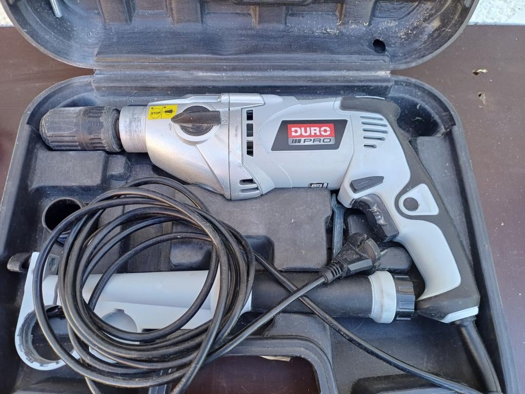 Foreuse à percussion, Enlèvement, Perceuse