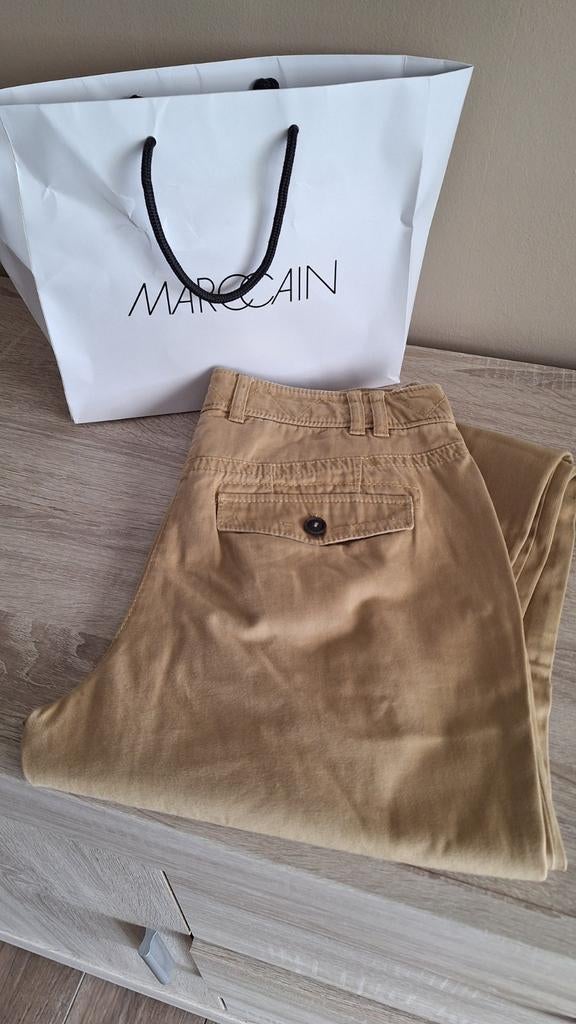 Marc cain chino maat L, MarcCain, Ophalen of Verzenden, Maat 42/44 (L), Beige