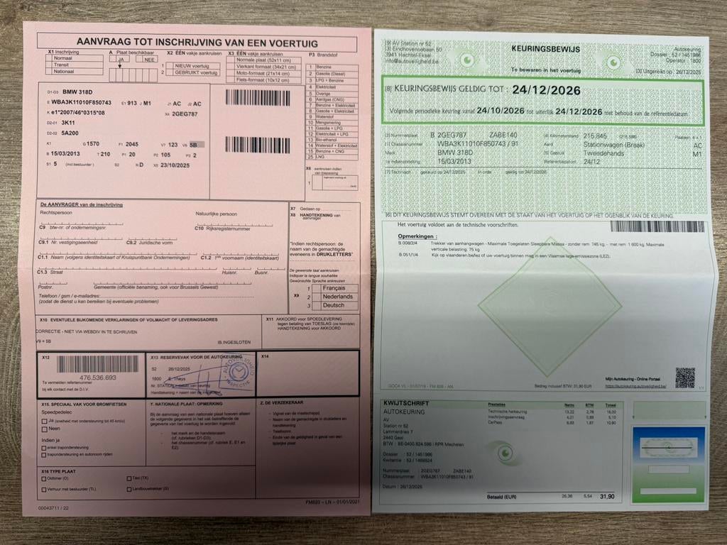 BMW 318D Automaat/Modern Line/Euro 5/Leder/Navi/PDC/GEKEURD, Auto's, BMW, Automaat, Euro 5, Leder, Bedrijf