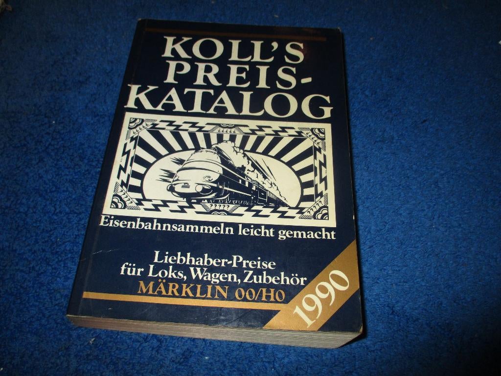 Marklin Argus Koll's 1990, Enlèvement ou Envoi, Utilisé, Livre, Revue ou Catalogue, Märklin