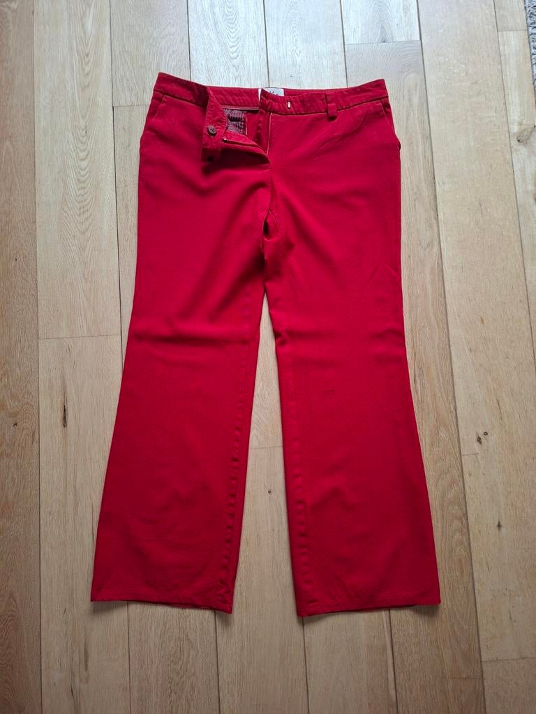 Pantalon rouge taille basse - petit 40, Vêtements | Femmes, Culottes & Pantalons, Comme neuf, Taille 38/40 (M), Rouge, Longs, Enlèvement ou Envoi