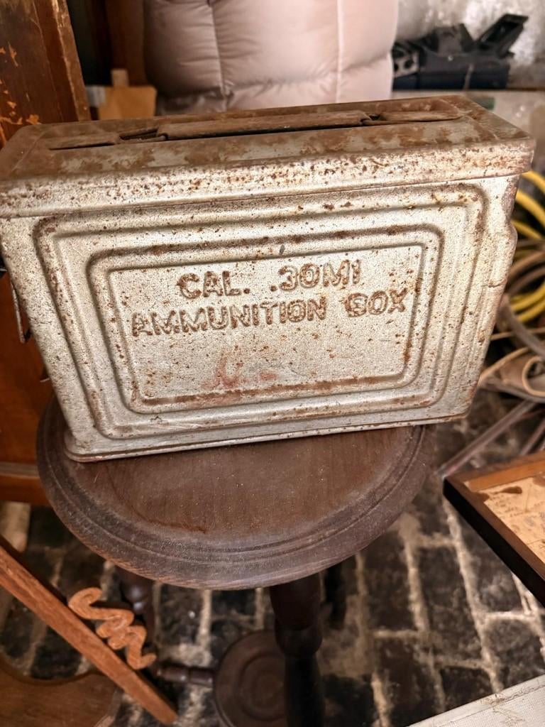 Boîte à munitions US WWII Cal 1,30, Collections, Objets militaires | Seconde Guerre mondiale, Armée de terre, Enlèvement ou Envoi