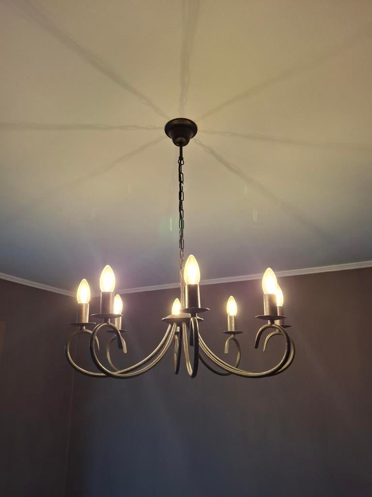 Zwarte metalen kroonluchter, Enlèvement