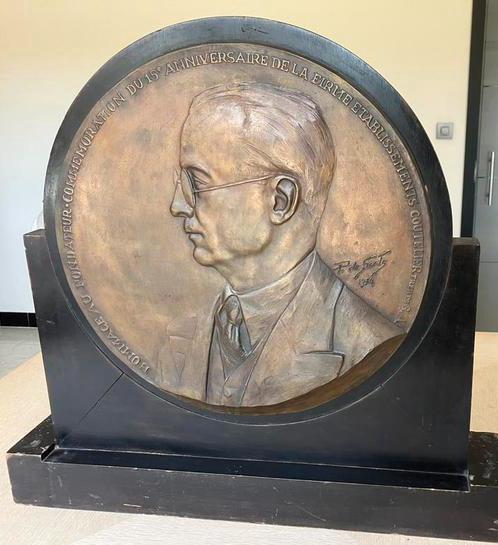 Bronzen gedenkplaat uit 1934 - Pierre De Soete, Ophalen