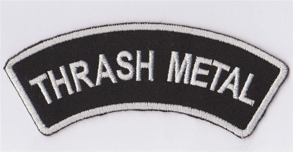 Thrash Metal stoffen opstrijk patch embleem, Verzenden, Nieuw