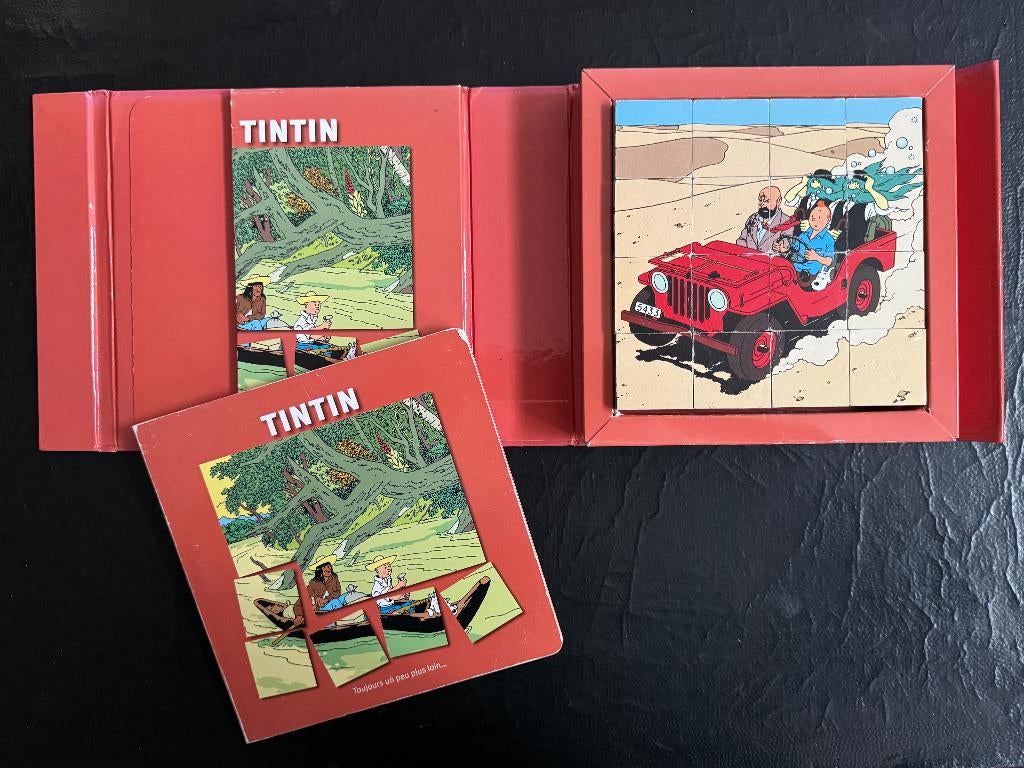 Kuifje Blokpuzzel MOULINSART, Ophalen of Verzenden, Kuifje, Gebruikt, Overige typen