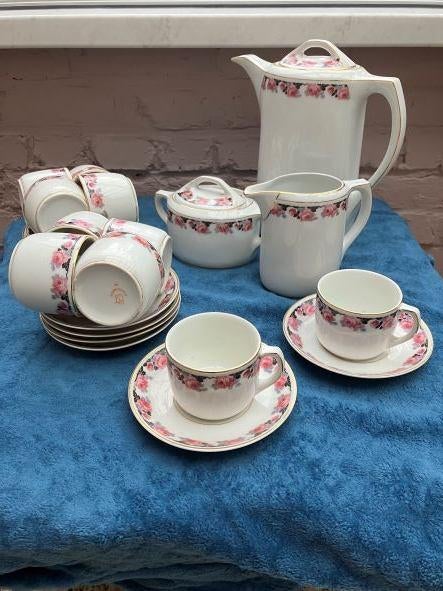 Service à cafè, Ophalen, Gebruikt, Kop(pen) en/of Schotel(s)