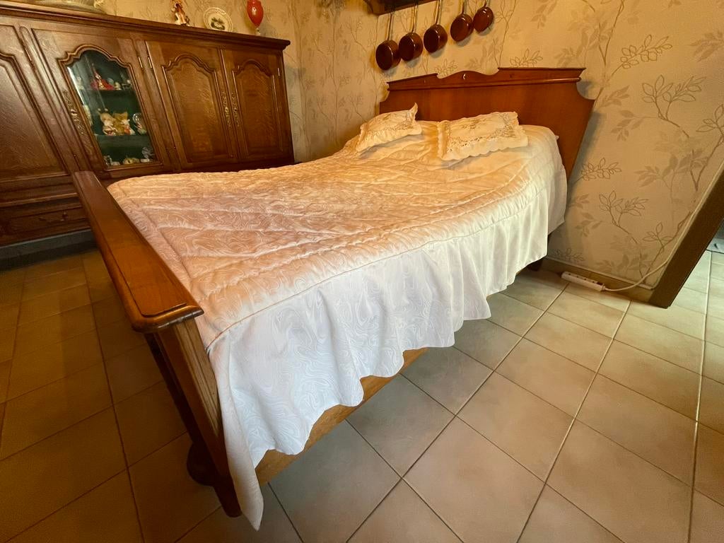 Chambre à coucher Art Deco 2personnes complète, Maison & Meubles, Enlèvement, Utilisé, Deux personnes, Vintage