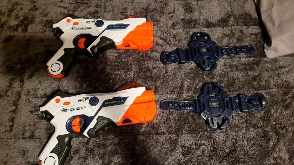 Nerf laser ops geweren, Ophalen