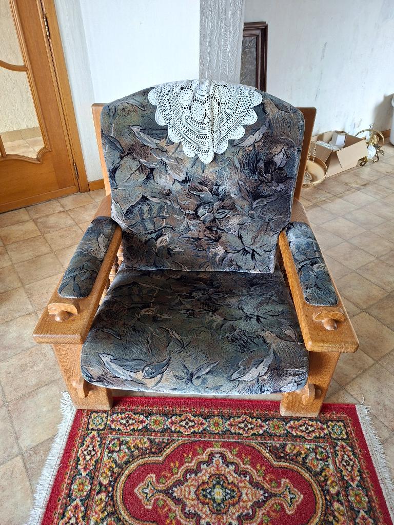 Salon - 3 + 1 + 1, Huis en Inrichting, Zetels | Zetels, Ophalen, Gebruikt, Overige maten, Rechte bank