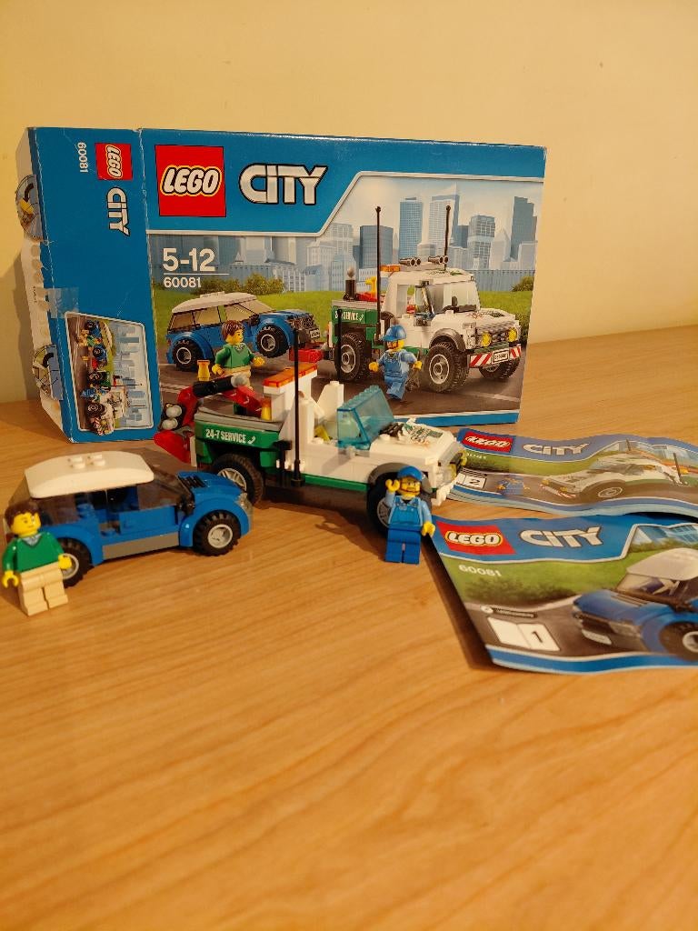 Lego city 60081, Ophalen, Lego, Inclusief minifiguren, Complete set