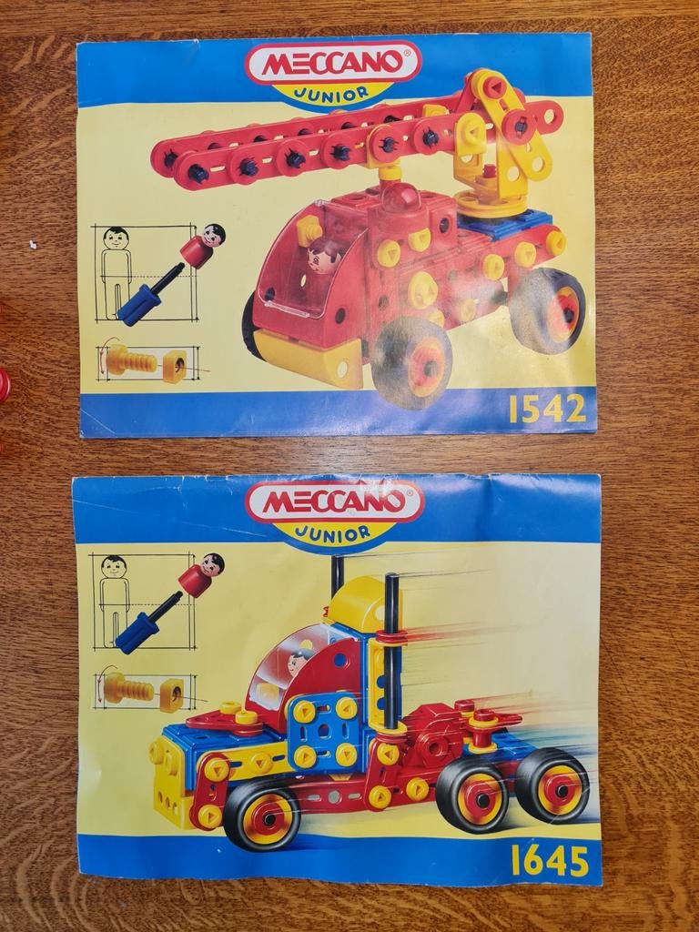 Mécano Junior 1542 et 1645, Collections, Jouets, Enlèvement ou Envoi