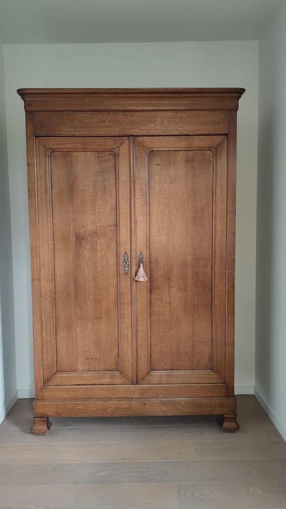 Louis Philippe kast met leggers en 3 lades, Antiek en Kunst, Antiek | Meubels | Kasten, Ophalen