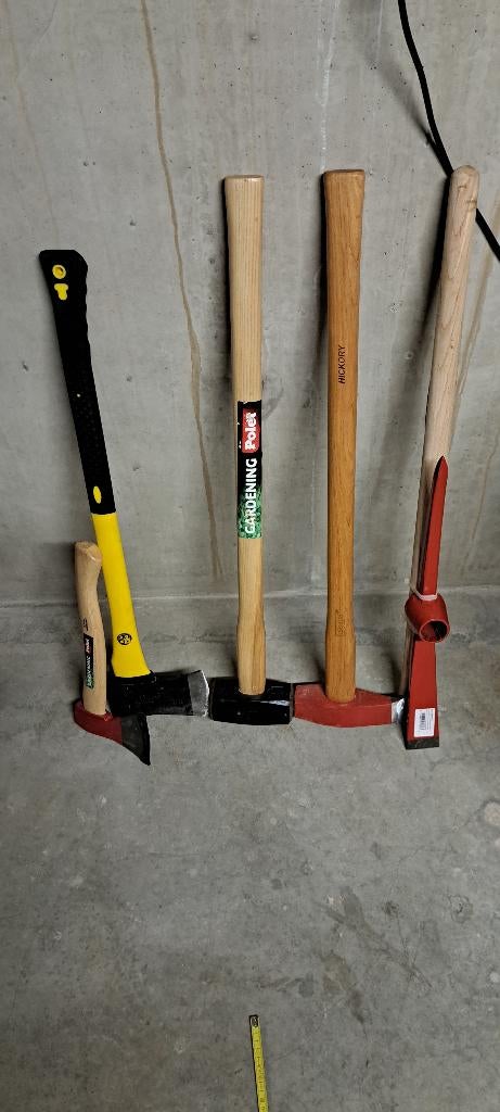 Set handgereedschap( moker, pikhouweel, handbijl)-als nieuw), Ophalen, Zo goed als nieuw, Overige soorten
