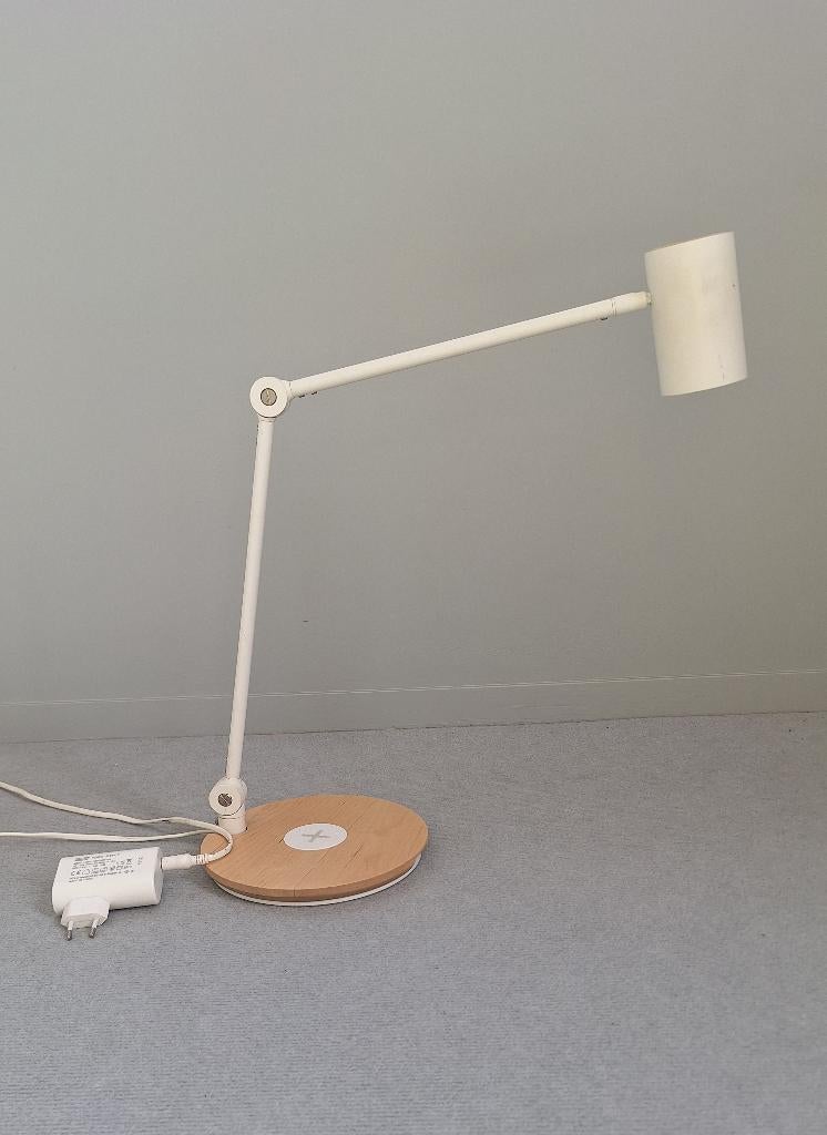 lampe de bureau Ikea blanche, Enlèvement, Comme neuf, Métal, 50 à 75 cm