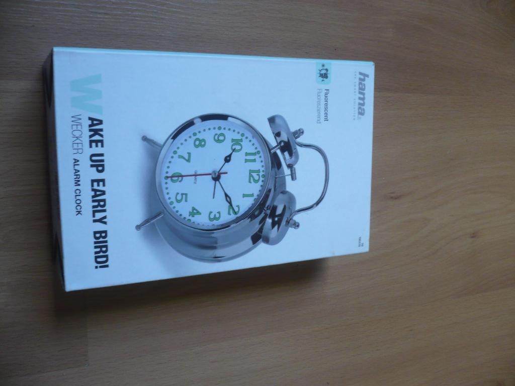 Wekker clock Hama nieuw niet gebruikt., Elektronische apparatuur, Wekkers, Ophalen